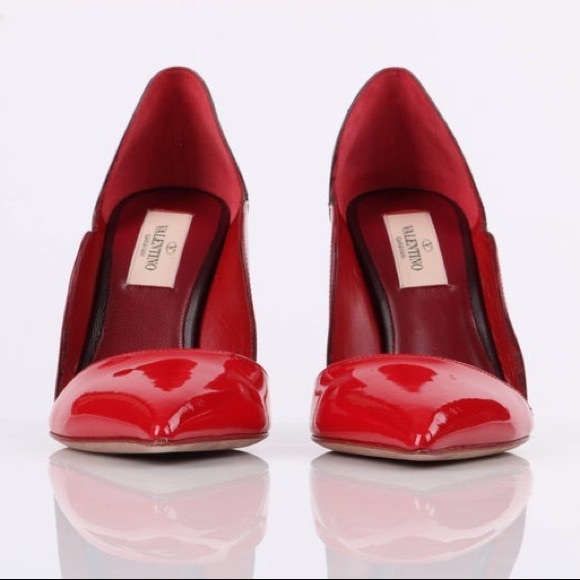 EUC Limited Edition Valentino Garavani Rouge Absolute Red Leather D\'Orsay Pumps main image 10